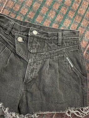 Rocky Mountain Black High-Waist Jean Shorts